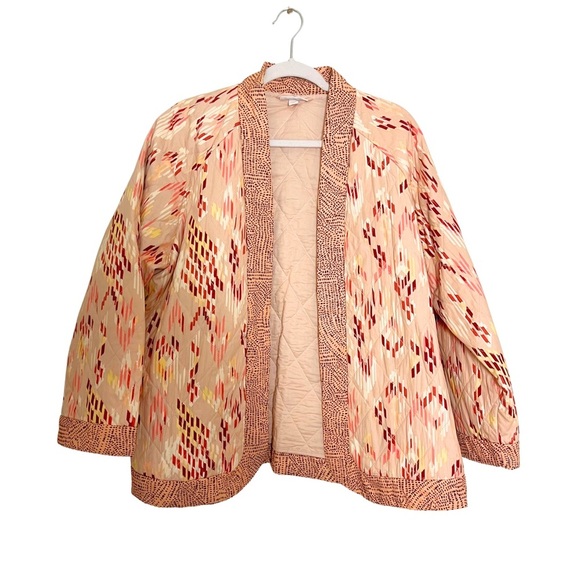 Knox Rose Aztec & Animal Print Patterned Quilted Jacket Size XL Grannycore - Picture 1 of 10